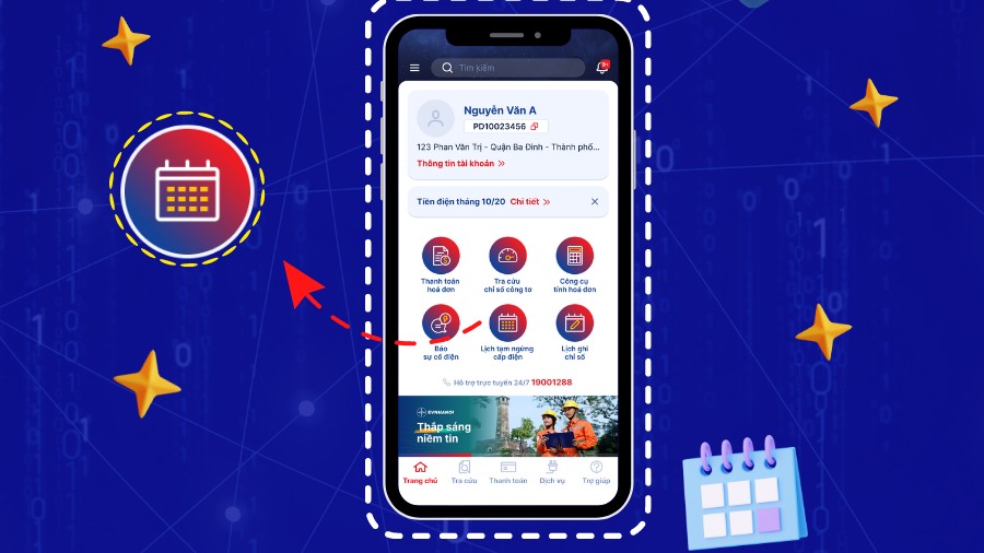 App EVNHANOI - trải nghiệm “siêu tiện ích” dành cho khách hàng