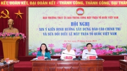 Góp ý xây dựng Báo cáo chính trị và sửa đổi Điều lệ MTTQ Việt Nam
