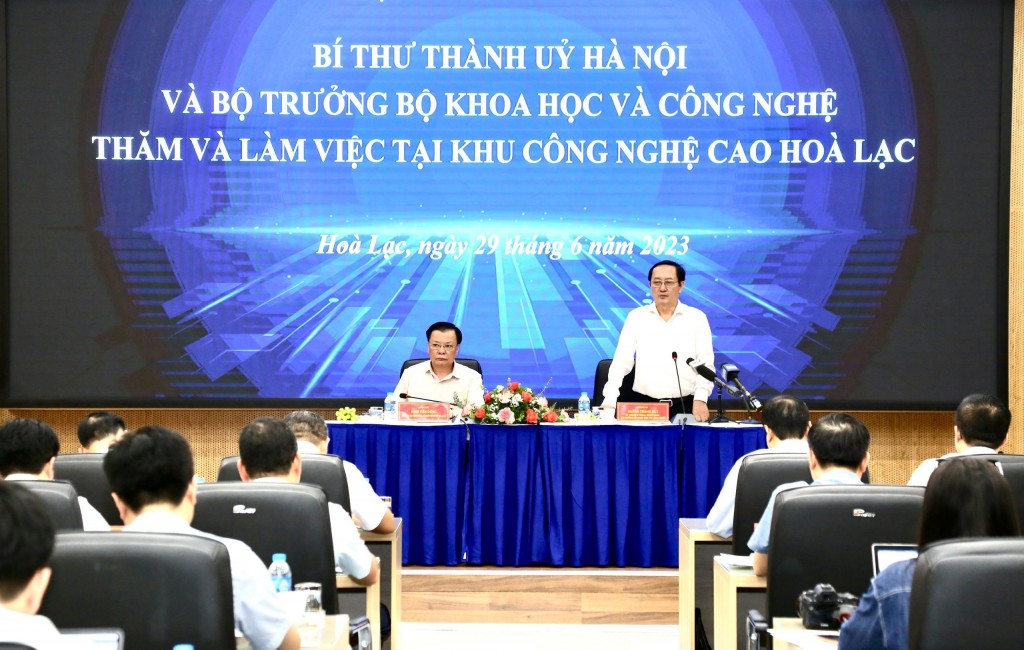 Sẵn sàng các điều kiện bàn giao Khu công nghệ cao Hoà Lạc về thành phố Hà Nội
