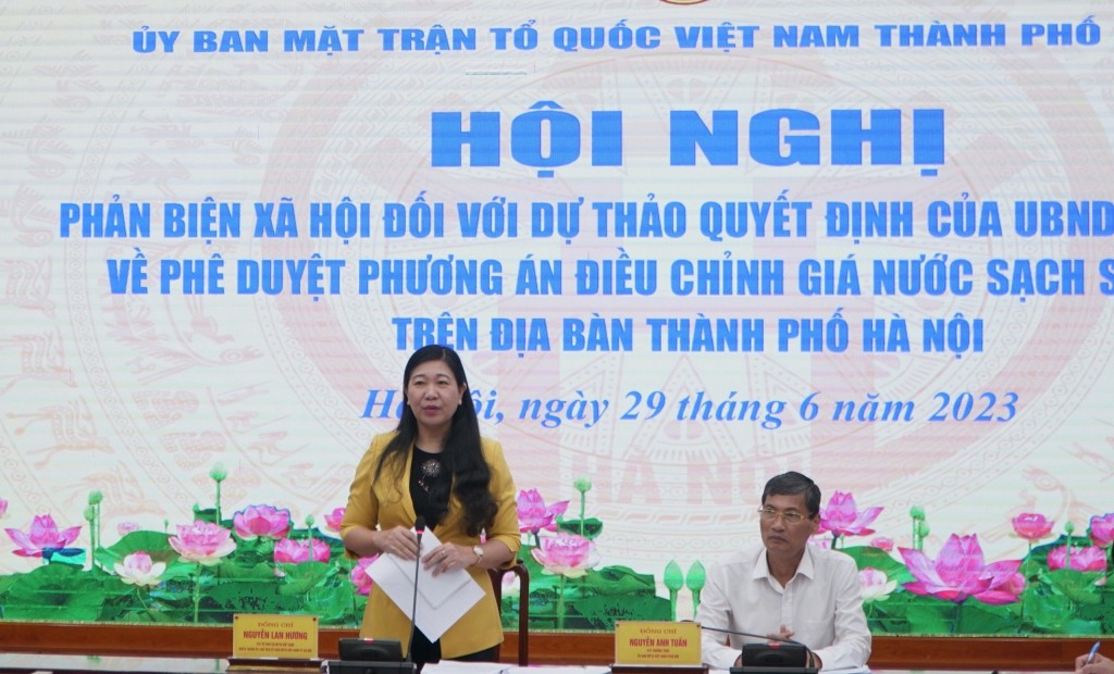 Tăng giá nước sạch là có cơ sở và tính đến yếu tố an sinh