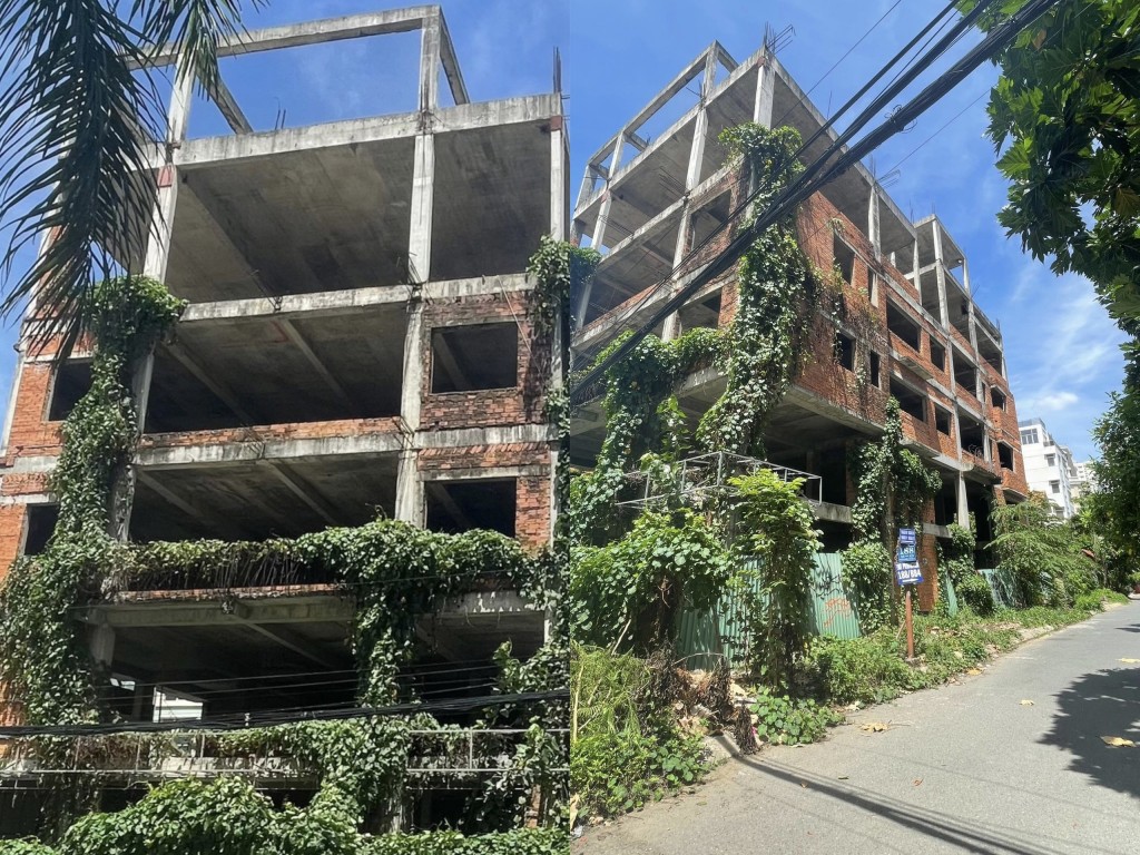 khu vực hẻm 188 Nguyễn Văn Hưởng, phường Thảo Điền, những công trình vi phạm vẫn tồn tại nhưng rất hoang phế