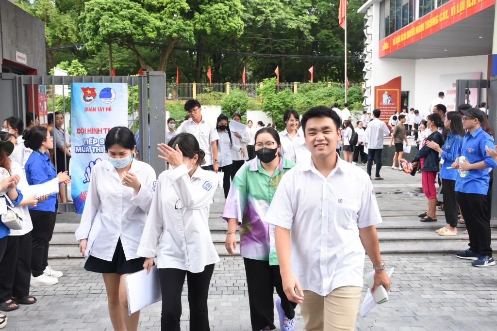 Kỳ thi tốt nghiệp THPT năm 2023 tại Hà Nội diễn ra thành công