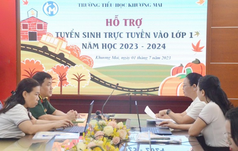 Hà Nội tuyển sinh trực tuyến: Nhanh chóng, dễ dàng, tạo thuận lợi tối đa cho phụ huynh