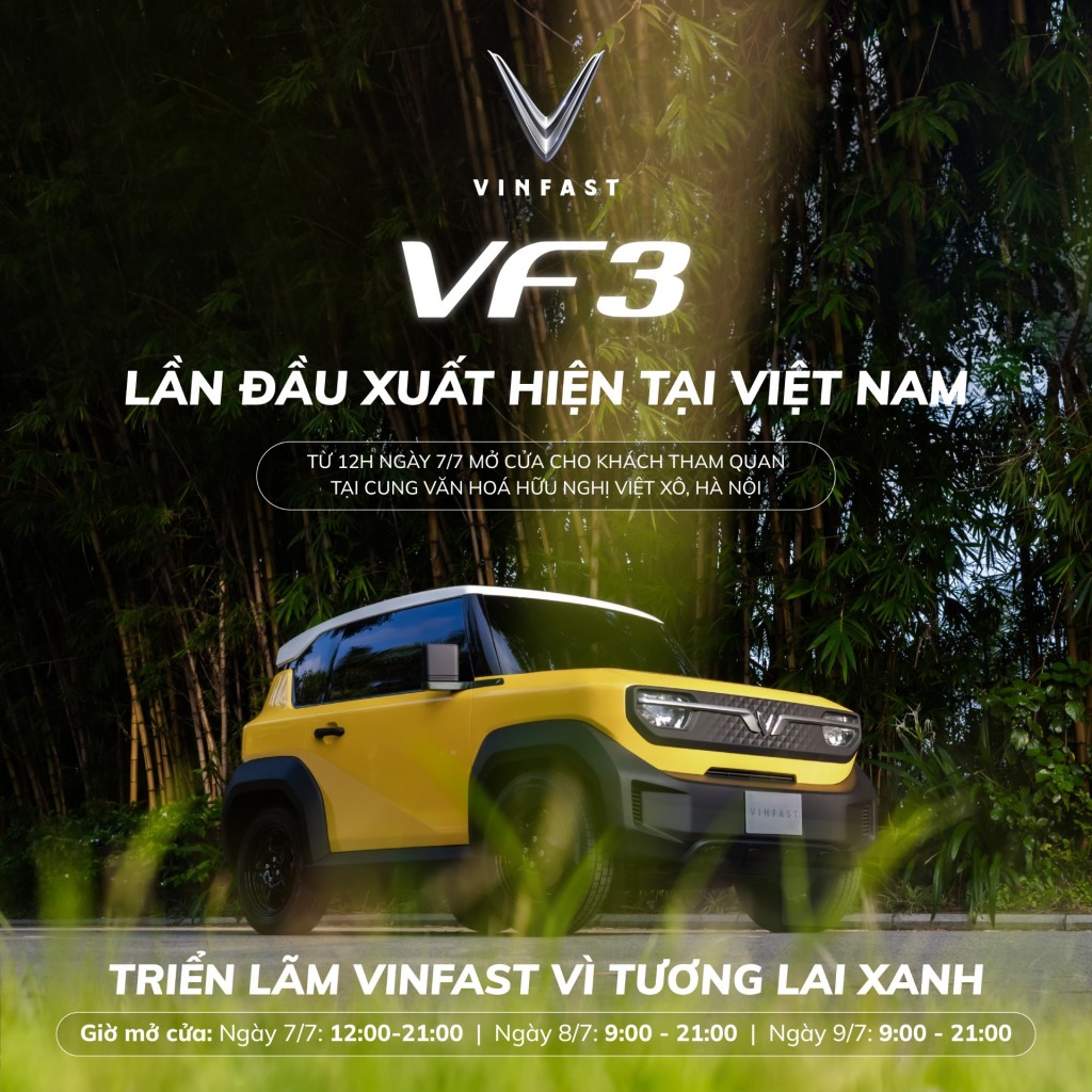 Triển lãm “VinFast - Vì tương lai xanh” tại Hà Nội: Ra mắt bộ tứ xe điện VinFast mới