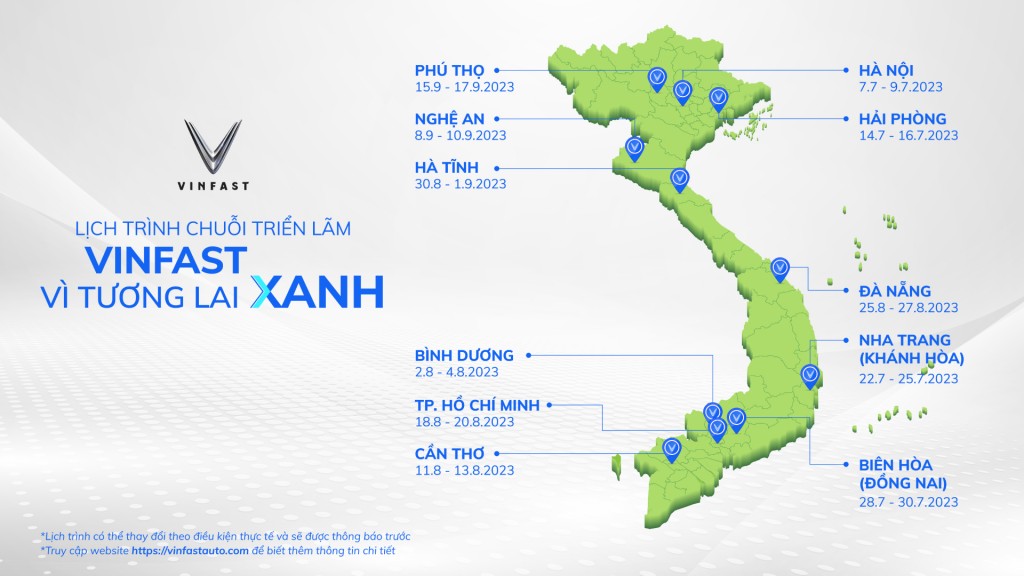 Triển lãm “VinFast - Vì tương lai xanh” tại Hà Nội: Ra mắt bộ tứ xe điện VinFast mới