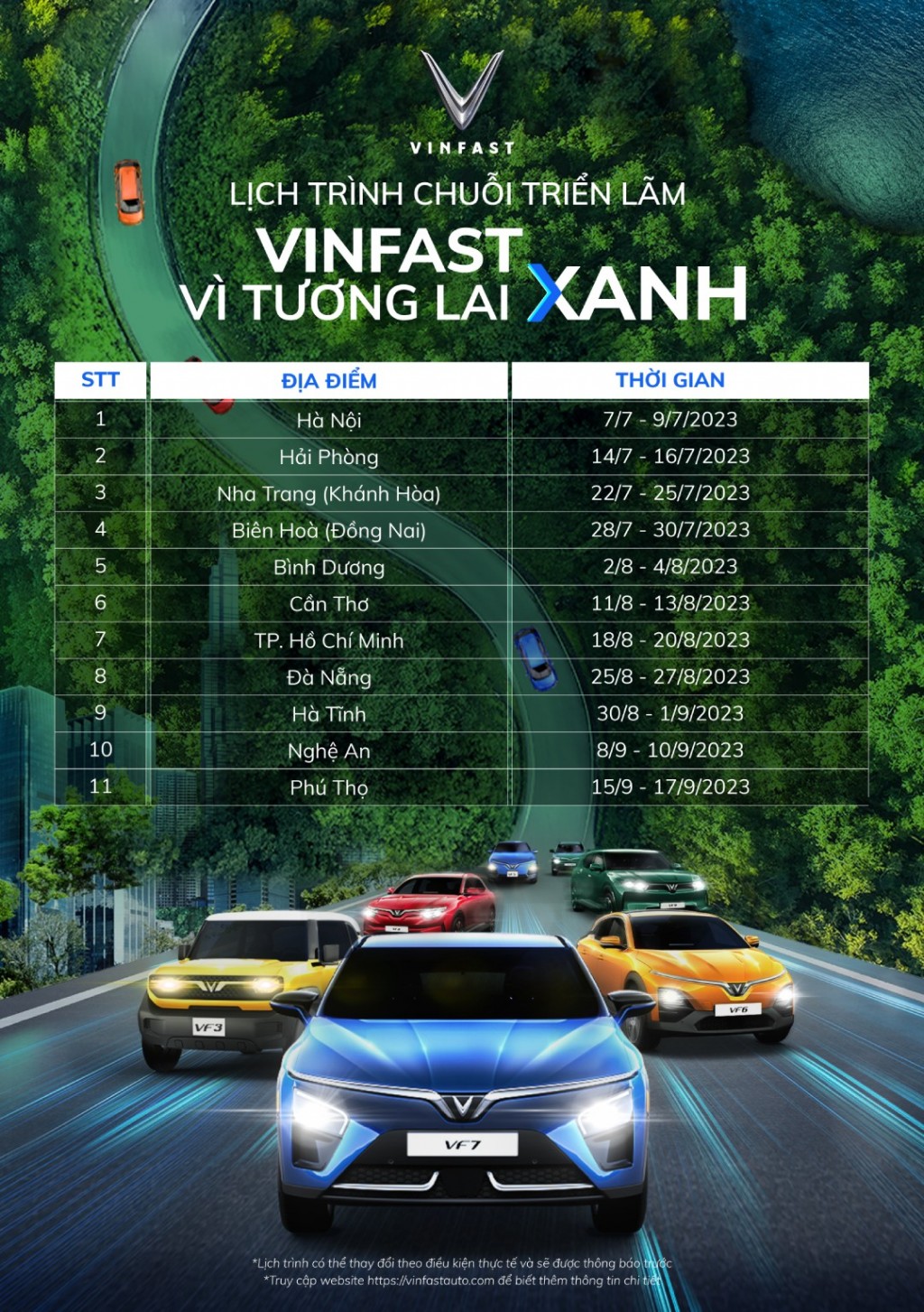 Triển lãm “VinFast - Vì tương lai xanh” tại Hà Nội: Ra mắt bộ tứ xe điện VinFast mới