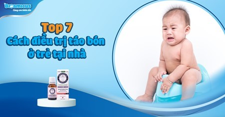 Top 7 cách điều trị táo bón cho trẻ tại nhà