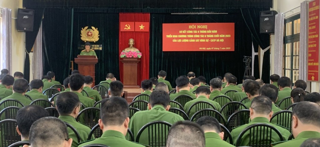 Sơ kết 6 tháng đầu năm công tác của lực lượng Cảnh sát hình sự, Công an TP Hà Nội