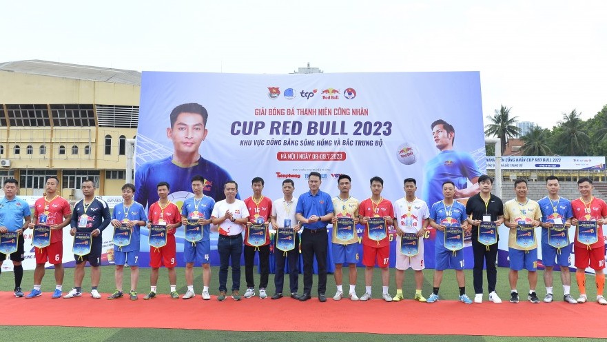 16 đội khởi tranh Giải bóng đá Thanh niên công nhân Cúp Red Bull 2023