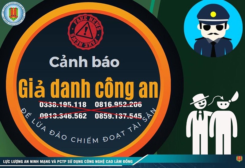 Cơ quan công an đưa ra cảnh báo những thủ đoạn lừa đảo của tội phạm công nghệ cao