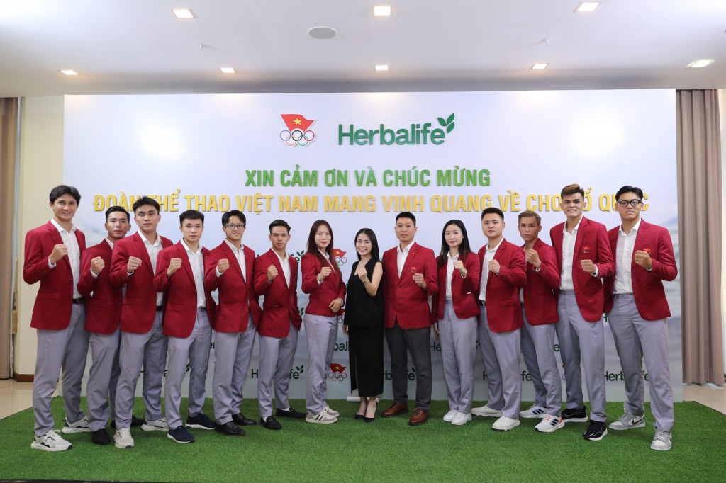 Herbalife đồng hành cùng Ủy ban Olympic Việt Nam tổ chức lễ tổng kết Đoàn thể thao Việt Nam tham dự Đại hội Thể thao Đông Nam Á lần thứ 32