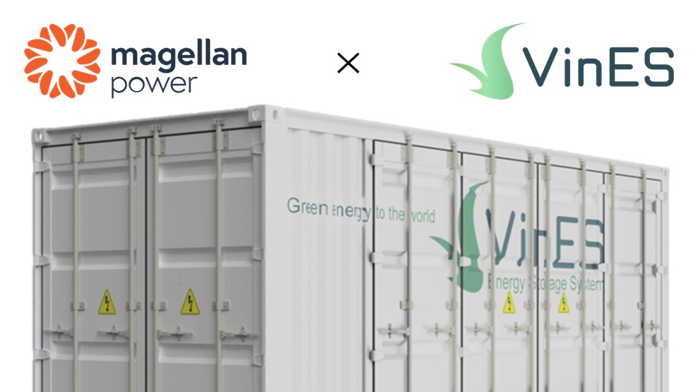 Vines và Magelan Power ký kết Biên bản ghi nhớ đưa giải pháp pin lưu trữ năng lượng vào thị trường Australia