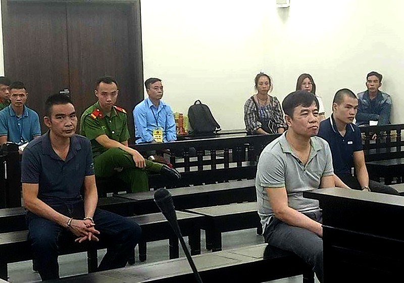 Phiên toà xét xử các bị cáo mua bán trái phép ma túy từ Điện Biên về Hà Nội