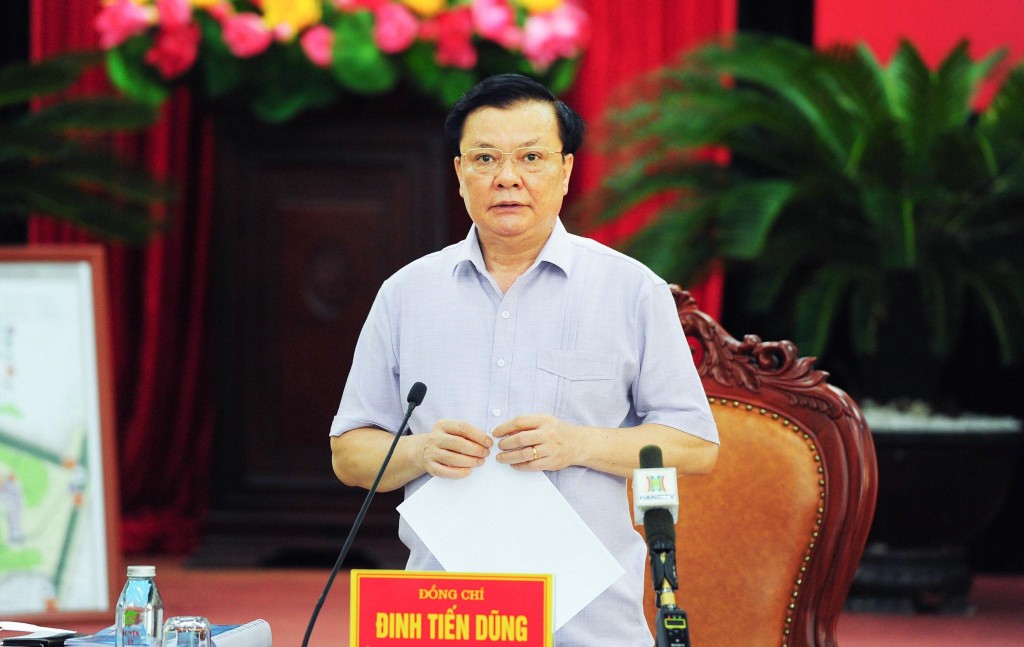 UVBCT, Bí thư Thành ủy Hà Nội Đinh Tiến Dũng