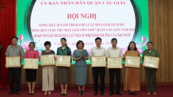 Quận Cầu Giấy: Nhiều tập thể, cá nhân có thành tích trong thi hành pháp luật