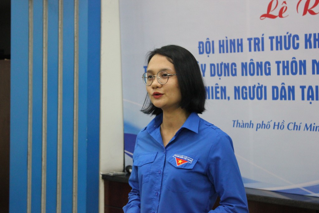 Đồng chí Trần Thu Hà, Phó Bí thư Thành đoàn TP Hồ Chí Minh