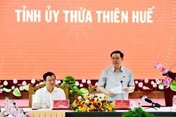 Chủ tịch Quốc hội làm việc với Ban Thường vụ Tỉnh uỷ Thừa Thiên - Huế