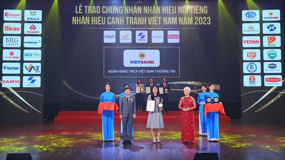 Vietbank vào top 10 nhãn hiệu cạnh tranh Việt Nam 2023