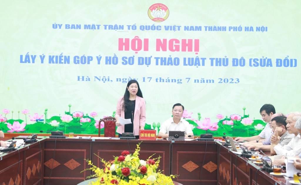 Thể hiện rõ hơn cơ chế đặc thù trong Luật Thủ đô (sửa đổi)