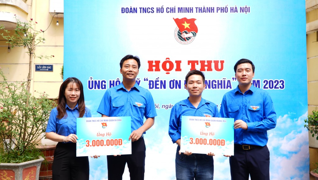 Tuổi trẻ Thủ đô ủng hộ quỹ 