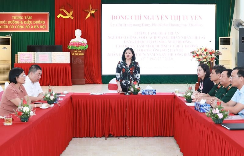 Chăm sóc người có công, thân nhân liệt sĩ là vinh dự và nhiệm vụ cao cả