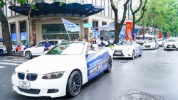 Ấn tượng lễ ra mắt ứng dụng BAOVIET GO trên đường phố Hà Nội