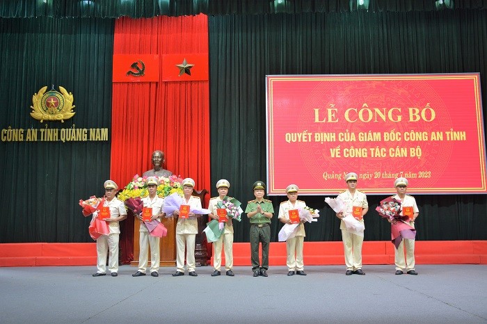 Công an tỉnh Quảng Nam điều động nhiều nhân sự chủ chốt