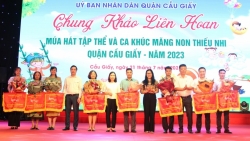 Gần 1.000 thiếu nhi tham gia chung khảo Liên hoan múa hát tập thể