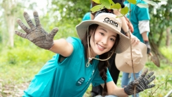 Miss Earth 2022 Mina Sue Choi chung tay trồng rừng tại Việt Nam