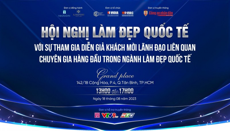 hội nghị quốc tế ngành làm đẹp.