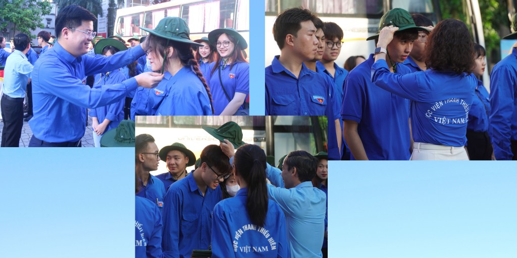 Đoàn Thanh niên Học viện Thanh thiếu niên Việt Nam xuất quân tình nguyện hè