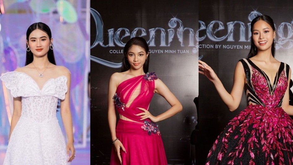 Top 3 Miss World Vietnam 2023 khoe sắc trong trang phục của NTK Nguyễn Minh Tuấn