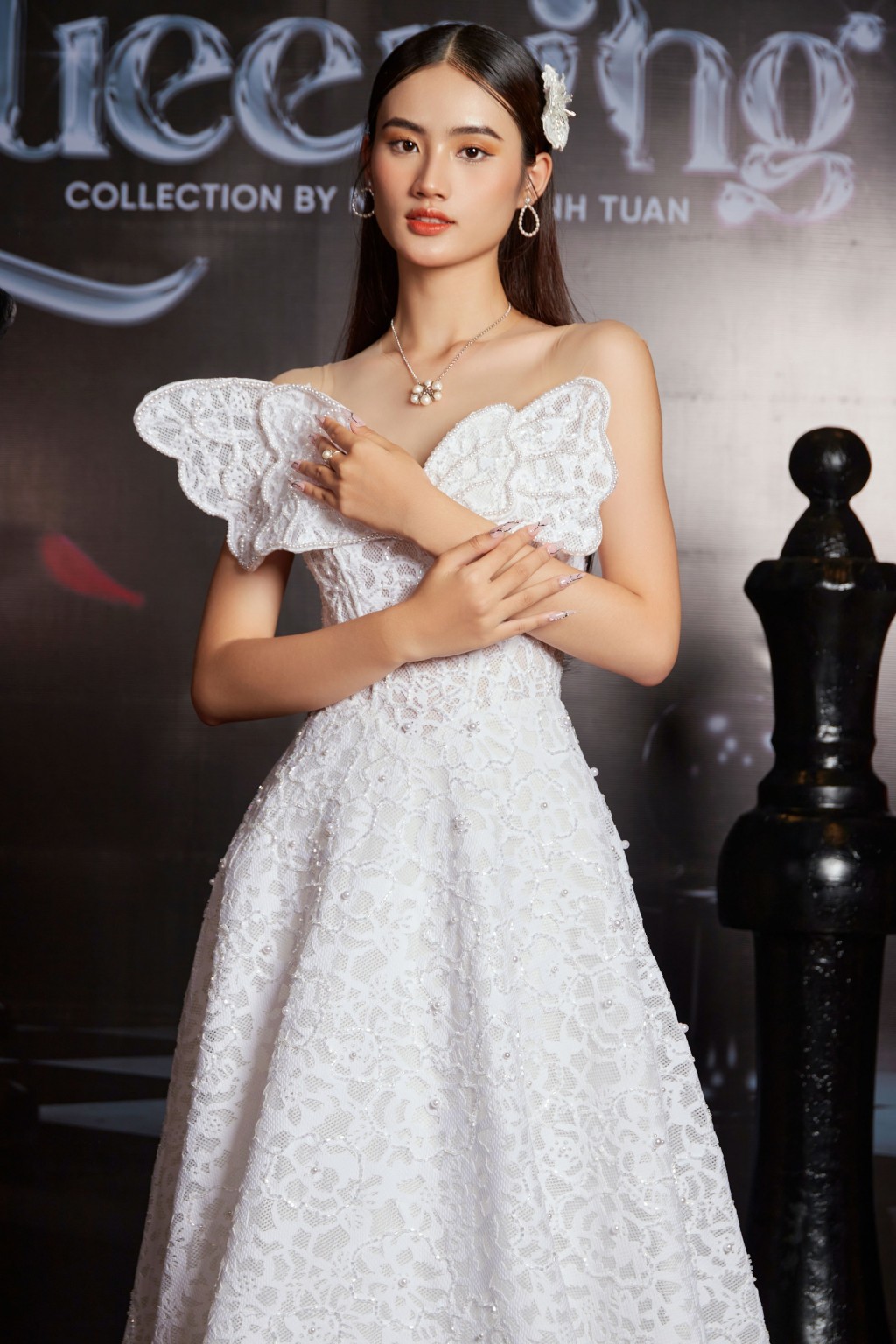 Top 3 Miss World Vietnam 2023 khoe sắc trong trang phục của NTK Nguyễn Minh Tuấn