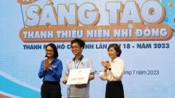 Trao giải Cuộc thi sáng tạo thanh thiếu niên, nhi đồng TP Hồ Chí Minh lần thứ 18