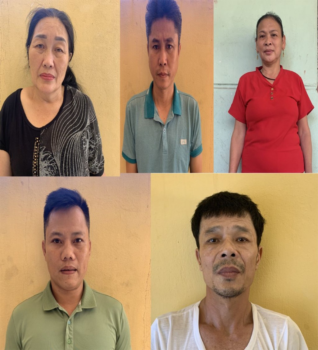 5 đối tượng hoạt động tín dụng đen bị Công an thị xã Nghi Sơn bắt giữ