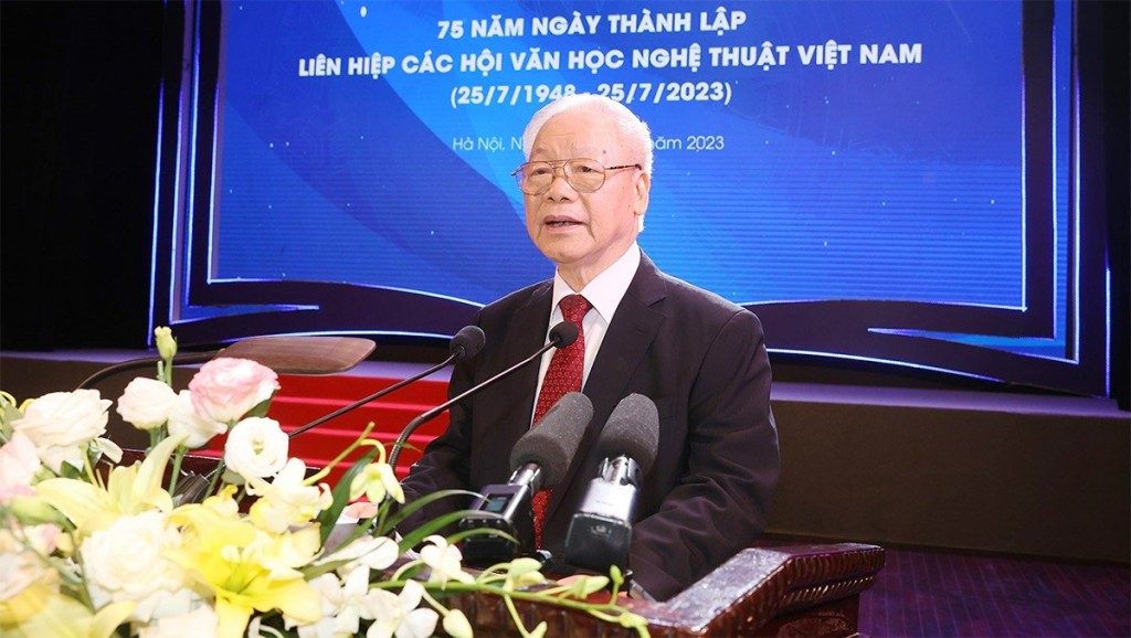 Tổng Bí thư Nguyễn Phú Trọng phát biểu chỉ đạo