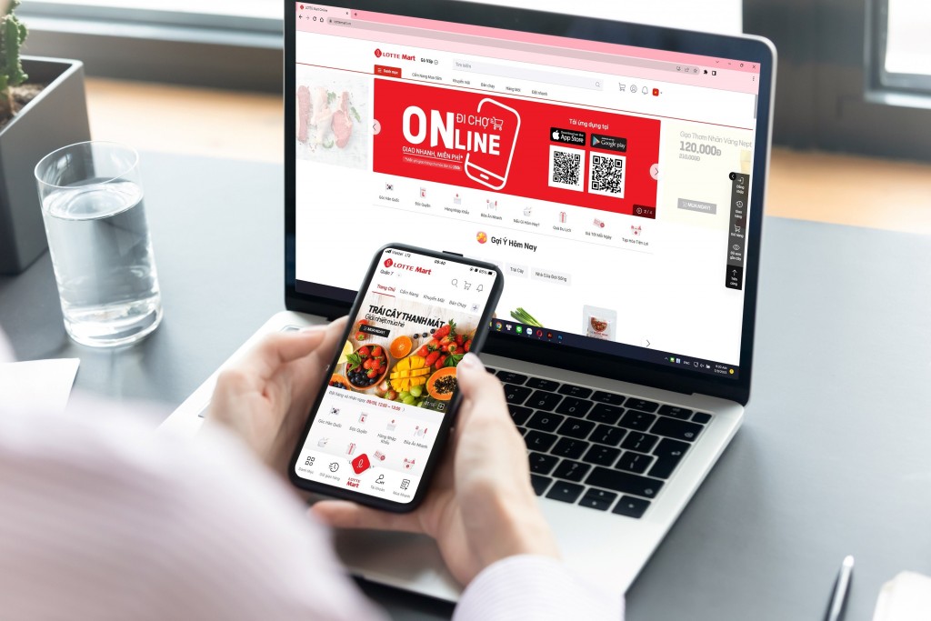 LOTTE Mart Online phục vụ nhu cầu mua sắm trực tuyến của nhiều khách hàng, với thời gian giao hàng chỉ trong vòng 2 giờ