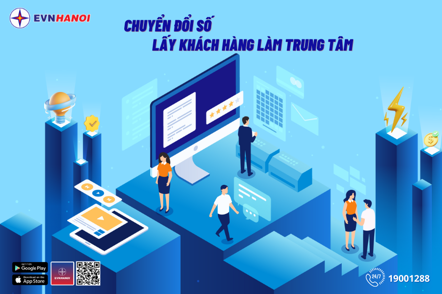 Hệ sinh thái chăm sóc khách hàng của EVNHANOI