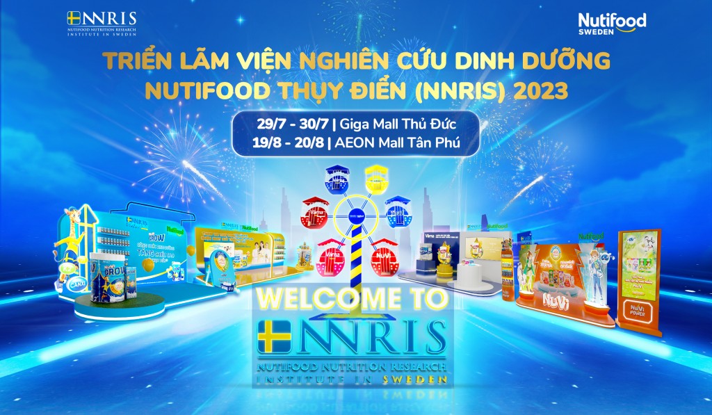 Triển lãm Viện Nghiên cứu Dinh dưỡng Nutifood Thụy Điển năm 2023 diễn ra tại TP.HCM  vào tháng 7 và 8 này