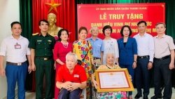 Quận Thanh Xuân: Truy tặng danh hiệu “Bà Mẹ Việt Nam anh hùng” tới mẹ Lê Thị Mái