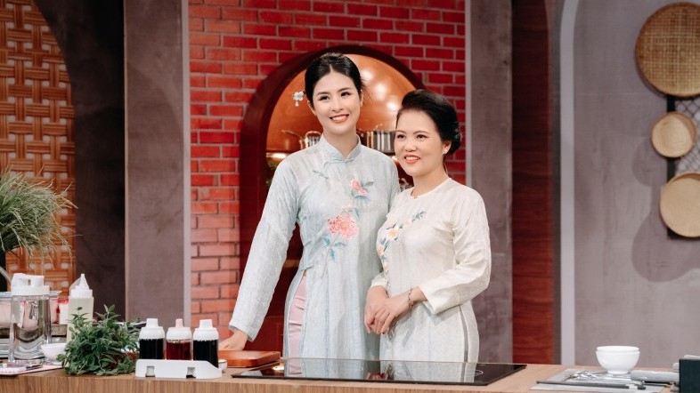 Hoa hậu Ngọc Hân hào hứng tham gia gameshow mới về ẩm thực