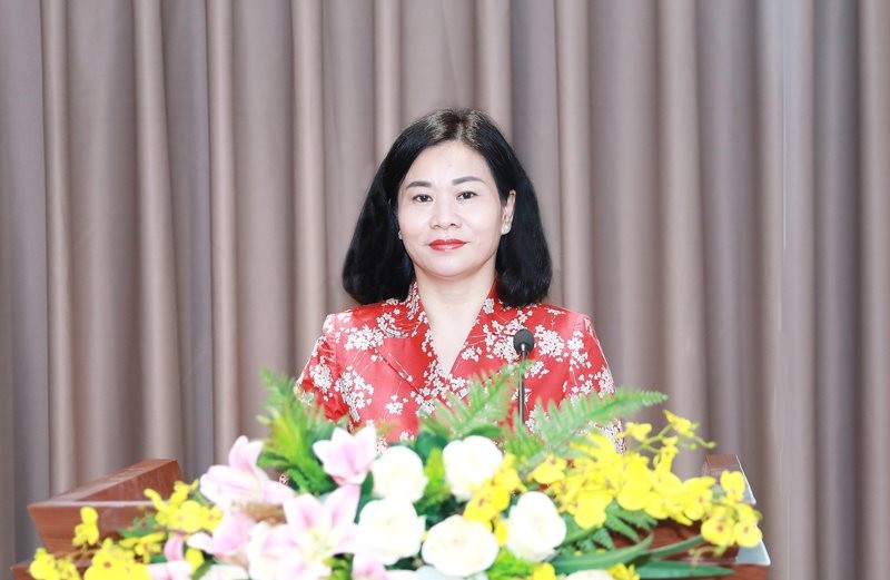 Phó Bí thư Thường trực Thành ủy Hà Nội Nguyễn Thị Tuyến. Ảnh: Quang Thái