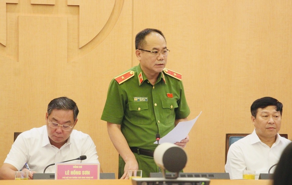 Thiếu tướng Nguyễn Thanh Tùng - Phó Giám đốc Công an TP Hà Nội cho biết
