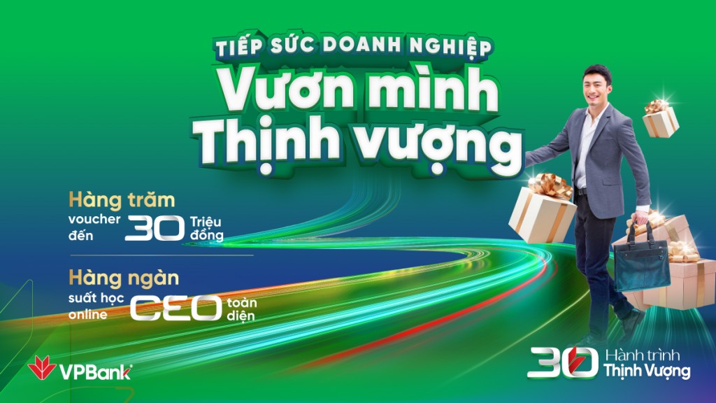 VPBank dành hàng tỷ đồng tri ân khách hàng dịp sinh nhật 30 năm