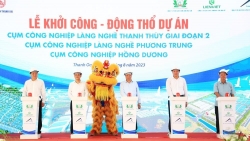 Khởi công 3 dự án cụm công nghiệp tại huyện Thanh Oai