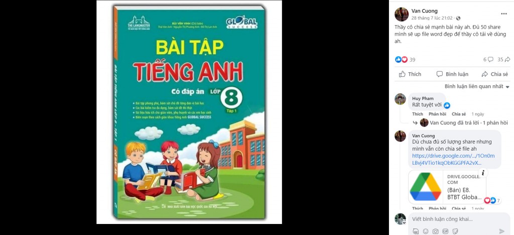 Bản mềm của nhiều đầu sách ngang nhiên xuất hiện trên mạng xã hội 