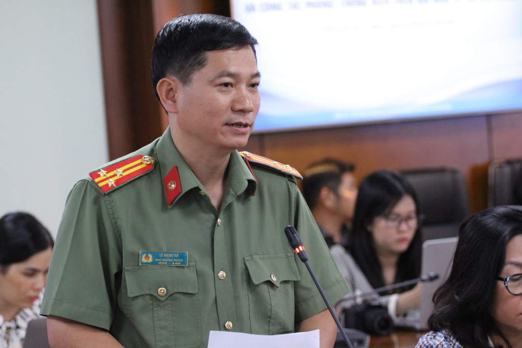 Thượng tá Lê Mạnh Hà, Phó trưởng phòng Tham mưu Công an TP Hồ Chí Minh