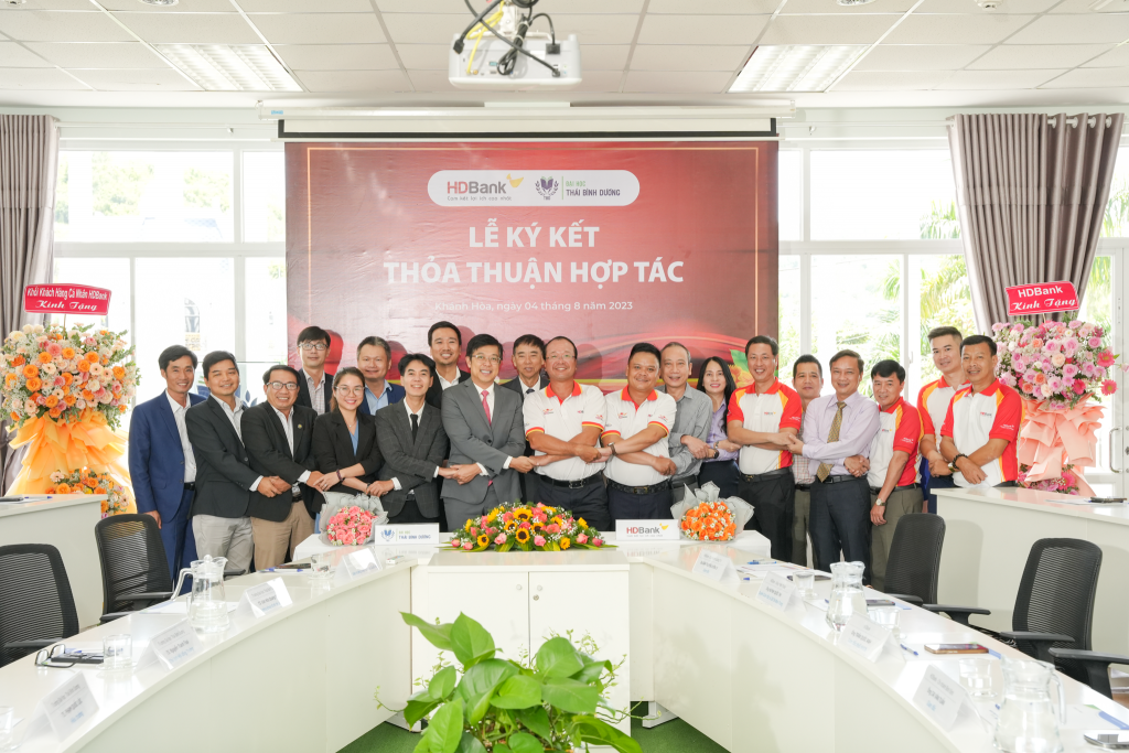 HDBank là một trong những đối tác nổi bật mà Trường Đại học Thái Bình Dương ký kết hợp tác trong thời gian gần đây