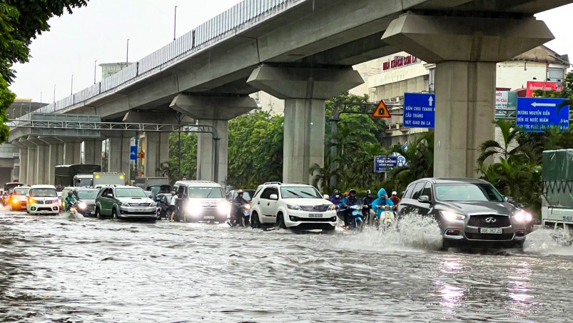 Tập trung đẩy nhanh tiến độ các dự án chống ngập cho Thủ đô