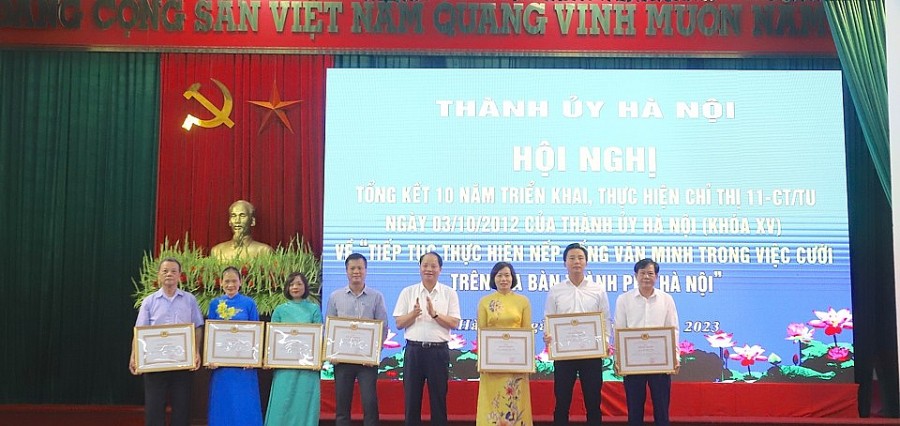 Nhiều chuyển biến tích cực sau 10 năm thực hiện nếp sống văn minh trong việc cưới